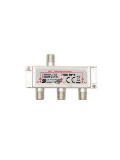   Home TSX 1911 F elosztó, HQ professzionális minőség, 75 Ohm, IP44, cink-ötvözet konstrukció, 5-2400 MHz, 3 utas, 1 bemenet, 3 ki