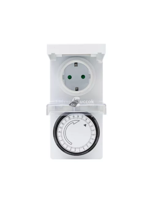 Home TG 24 mechanikus időzítő óra, max. 16 A / 3680 W, 24 óra programozhatóság, IP44, kültéri