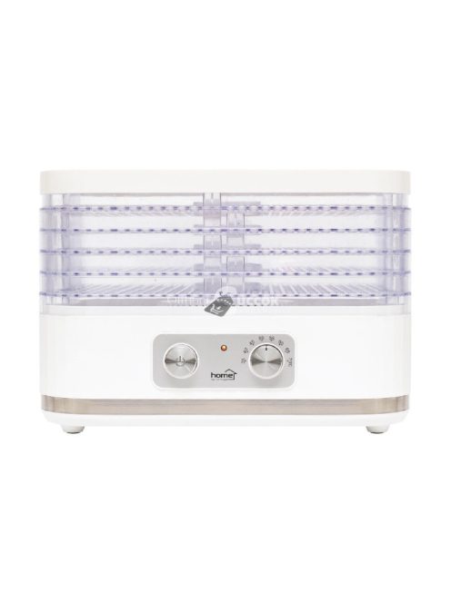 Home HG ASZ 5 aszaló, 35-70°C között állítható hőmérséklet, 5 tálca, töltőtömeg 3,5 kg, 250 W, fehér