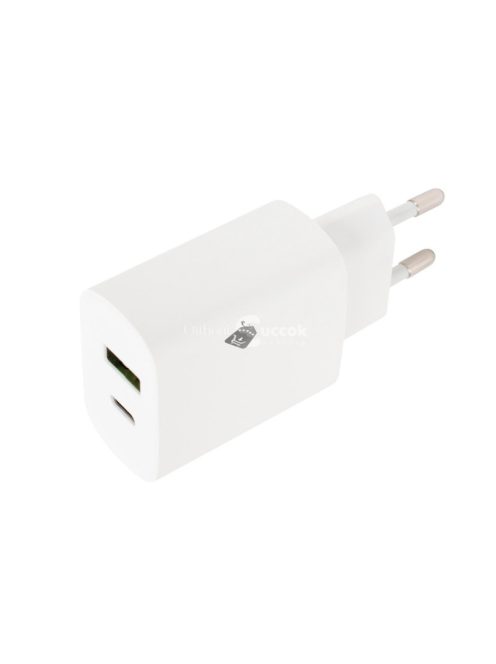 Home SA 20QCPD 2in1 gyorstöltő, 20 W, QUICK CHARGE, POWER DELIVERY, hagyományos gyorstöltőként is működik, USB-A és USB-C csatla