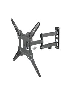   Home LCDH 291 LCD/LED TV fali tartó, 23” - 55” képernyőméretig, max. 30 kg teherbírás, teljesen mozgatható, fali rögzítő elemek 