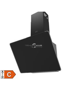   Home KPE 6039G konyhai páraelszívó CYCLONE, érintésvezérlés + kézmozgással vezérlés, három sebességfokozat, légszállítás: 390 m3