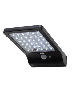   Home FLP300SOLAR napelemes LED reflektor, 300 lm, PIR mozgásérzékelő, 120° 5m, 36 db hidegfehér SMD LED, energiatakarékos, műany