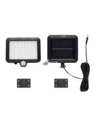 Home FLP250SOLAR napelemes LED reflektor, 250 lm, PIR mozgásérzékelő, 120° 5m, 56 db hidegfehér SMD LED, energiatakarékos, műany