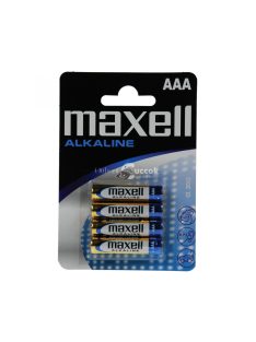   Maxell LR03 AAA elem, alkáli, mini ceruza, 1,5V, 4 db/csomag