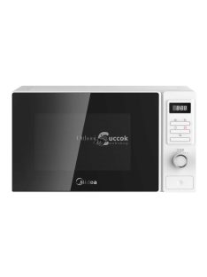   Midea MAM720C2AT (WH) digitális mikrohullámú sütő, 700 W, 20 literes , 8 menü, gyerekzár, fehér