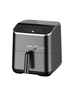   MIDEA MAD55005APKH Air Fryer, forrólevegős fritőz, 4.6 l kosár, 5.7 l üst, 1500 W, 60 p időzítő, 200 °C hőmérséklet, lecsatolhat