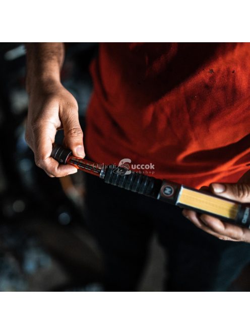 NEBO NE1041 Big Larry 3, zseblámpa és szerelőlámpa, 600 lm - 40 lm, övcsipesz, mágneses, Direct-to-Red