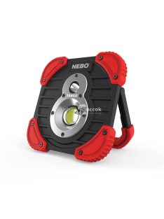   NEBO TANGO NE6665 spotlámpa, 750 lm - 250 lm, USB PowerBank, víz- és ütésálló, forgatható alap, MicroUSB, 3 fokozat, fényerő mem