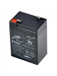   Ritar RT 645 ólomakkumulátor, 6V/4,5 Ah, 5 éves élettartam, zárt konstrukció,