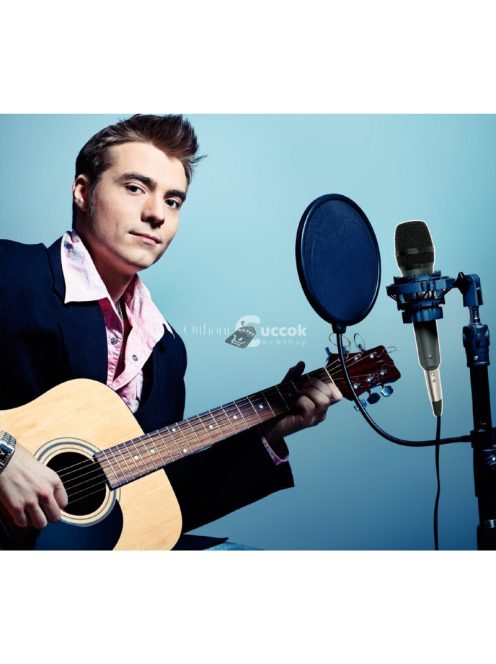 SAL M 8 kézi mikrofon, dinamikus mikrofon, kardioid iránykarakterisztika, fém XLR csatlakozódugó és kábel