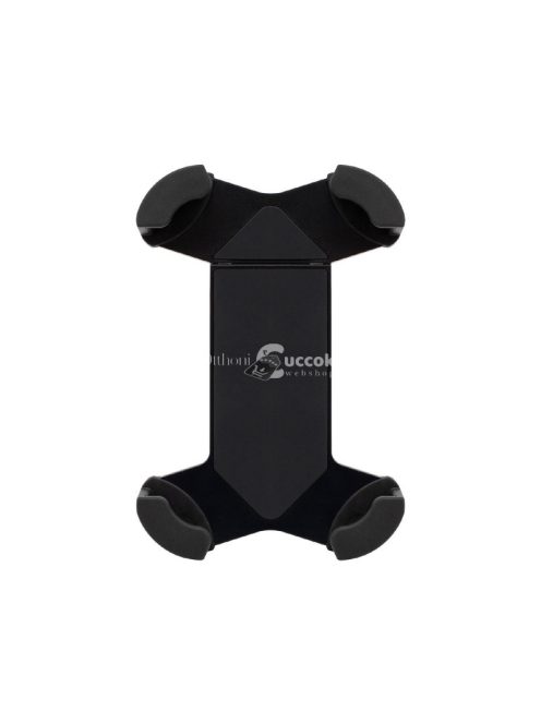 SAL SA065 kerékpáros, rolleres mobiltartó, masszív tartóbilincs, biztonsági retesz, védett sarokelemek, gumi és szilikonbetétek,