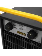 Stanley ST-05-400-E hordozható elektromos ventilátoros ipari fűtőtest, 2500W/5000W, IPX4 védelem