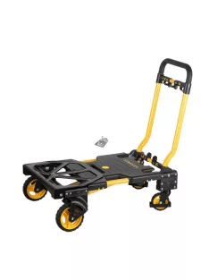   STANLEY SXWTD-FT585 összecsukható molnárkocsi, 2 in 1 kiskocsi, max. 137 kg teherbírás, tömege 7,3 kg, molnárkocsinak átalakítha