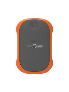   THAW THA-HND-0013-G újratölthető kézmelegítő, powerbank funkcióval, nagy, 10.000 mAh kapacitás, újratölthető, 3 üzemmód, max. 60