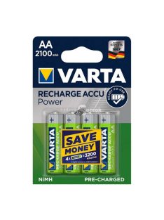   VARTA 56706 akkumulátor AA, NiMH akkumulátor, ceruza, 2100 mAh kapacitás, RTU - feltöltött és használatra kész, 4 db/csomag