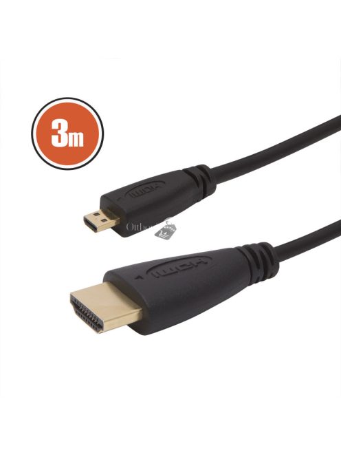 Delight Micro HDMI kábel • 3 m