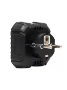 Home SMATESTER konnektor teszter, LED visszajelzők, Voltmérő, L-N, N-E, RCD mA, Fi és RCD relé ellenőrző, elem nélkül működik, max. 250 V~ aljzatokhoz