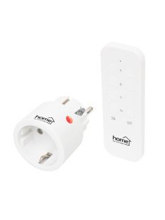   Home TH2311 távirányítható mini hálózati aljzat szett, 2300 W, 1 aljzat + 1 távirányító