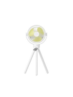   JisuLife FA40 White Octopus mini ventilátor, 4 fokozat, 4000mAh akkumulátor, fehér