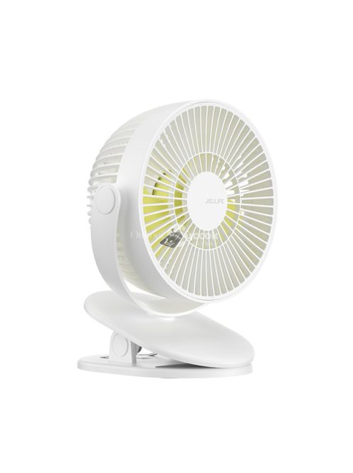 JisuLife FA18S White csíptetős ventilátor, 4000mAh akkumulátor, fehér