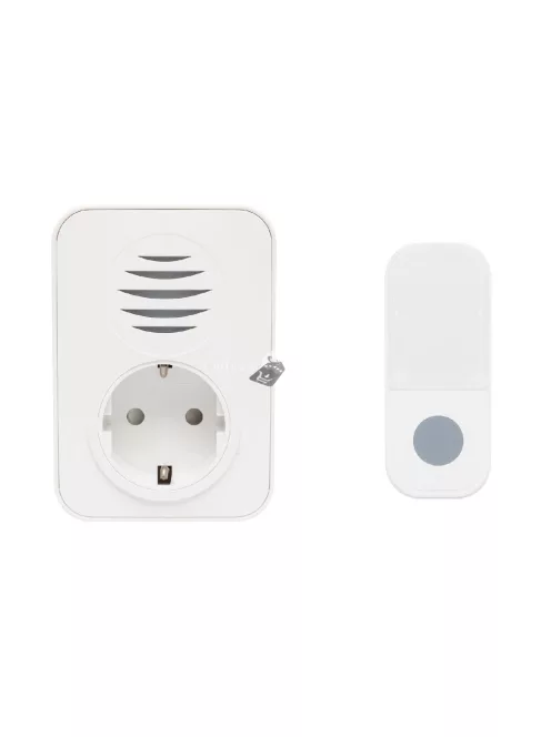 Home DBA1101AC vezeték nélküli csengő, elemes nyomógomb, max 150m hatótáv, 38 dallam, IP44 nyomógomb
