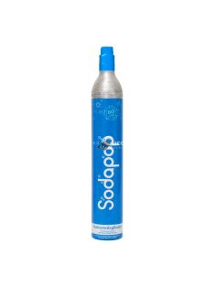   Sodapop univerzális patron szódakészítő géphez, CO2 patron, 425g, 60-80 liter szóda elkészítéséhez