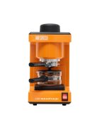 Szarvasi SZV-612/3 Mini Espresso kávéfőző 33280, 800 W, 3.04 bar, üveg kiöntő, hőkorlátozó, hőkioldó, narancssárga