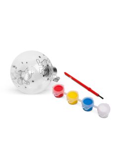   Family Kifesthető karácsonyfa dísz - gömb + festék és ecset - 80 mm