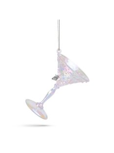   Family Karácsonyi dísz - irizáló, akril kehely - 65 x 92 mm