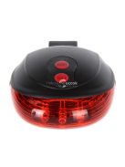 Kerékpár lámpa, bicikli lámpa, lézeres hátsó lámpa