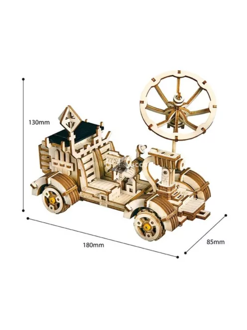 Napelemes antennás holdjáró modell