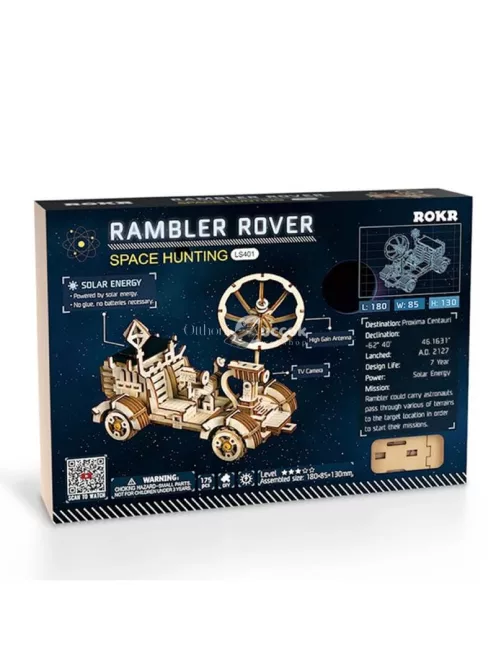 Napelemes antennás holdjáró modell