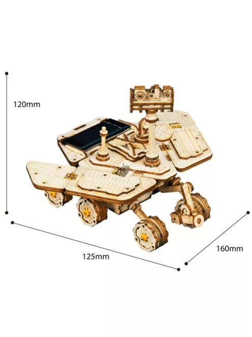 Napelemes, fa űrjármű modell