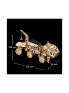 Napelemes vontatójármű modell