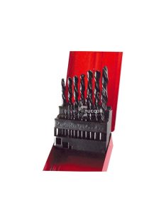 fémcsigafúró klt. HSS; 19db, 1-10mm, (fémdobozos)