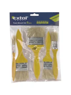   EXTOL CRAFT ecset készlet, 5db, fanyelű; 0,5,1,1,5,2,2,5, vastagság: 1cm