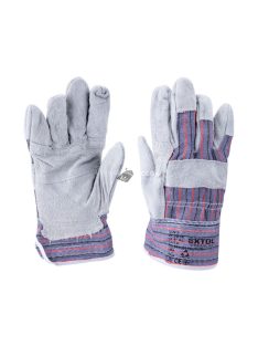   EXTOL PREMIUM kesztyű munkához, vastag sertésbőr, férfi 10-es méret, erősített tenyér, CE