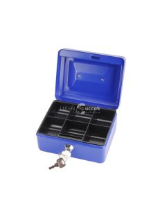   EXTOL CRAFT pénzkazetta, 2db kulccsal, változó színekben, festett acél ; 152×118×80/0,8mm