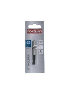   FORTUM bittartó szár, 1/4', 60mm; rozsdamentes acél, mágneses, bliszteren