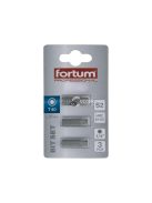 FORTUM behajtóhegy TORX, 3 db, S2 acél; T 40×25mm, bliszteren