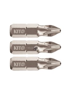   FORTUM behajtóhegy PZ, 3 db, S2 acél; PZ 2×25mm, ACR, bliszteren