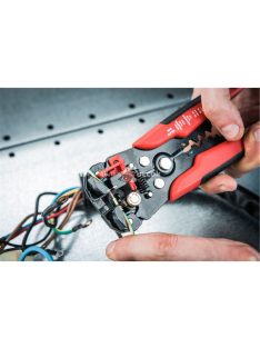   EXTOL PREMIUM vezeték csupaszító (blankoló) és krimpelő fogó, automata: 0,2-6 mm2, 205mm, CR12MoV