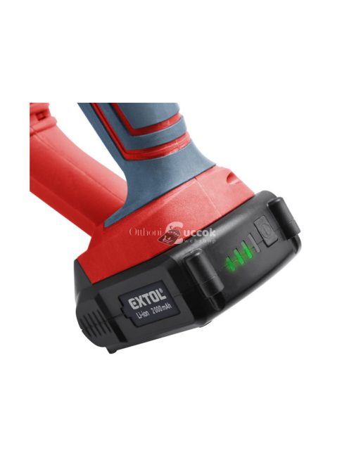 EXTOL PRMIUM akkus szablyafűrészgép, Share20V, 20V, Li-ion, 1db akku, 1db töltő, 2000 mAh, 0-3000 ford/perc