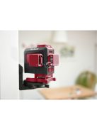 FORTUM automatikus lézeres vízszintező, ZÖLD, 3D (3×360°) pontosság: 0,2mm/1m, 1/4 és 5/8 menet