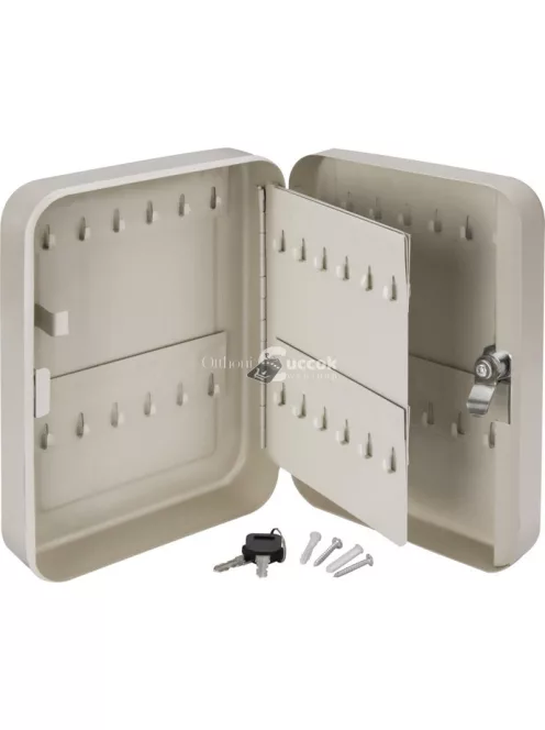 EXTOL CRAFT kulcsdoboz, max. 48 db kulcshoz, festett acél ; 250×180×80mm