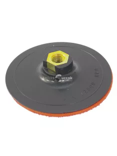   EXTOL CRAFT gumitányér sarokcsiszolóhoz; 115mm, tépőzáras, max. ford.:12.500 1/min