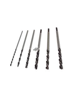   EXTOL CRAFT fafúró klt., műanyag tartóban; 6db, 300mm×6-8-10-12-13-14mm