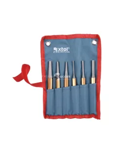 EXTOL PREMIUM kiütő klt. 6db CV. HRC 52-58; 3-8mm, 150mm