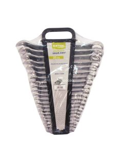   EXTOL CRAFT csillag-villás kulcs klt., CrV., műanyag tartóban ; 21db, 6-32mm